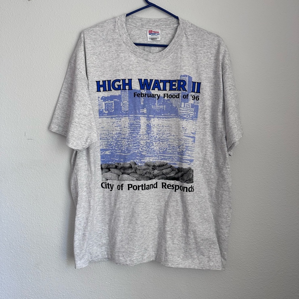 High waters II February floods of 96’ Portland, OR. T-shirt - Picture 1 of 3
